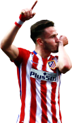 Saul Niguez football render