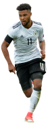 Serge Gnabry football render