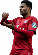 Serge Gnabry football render