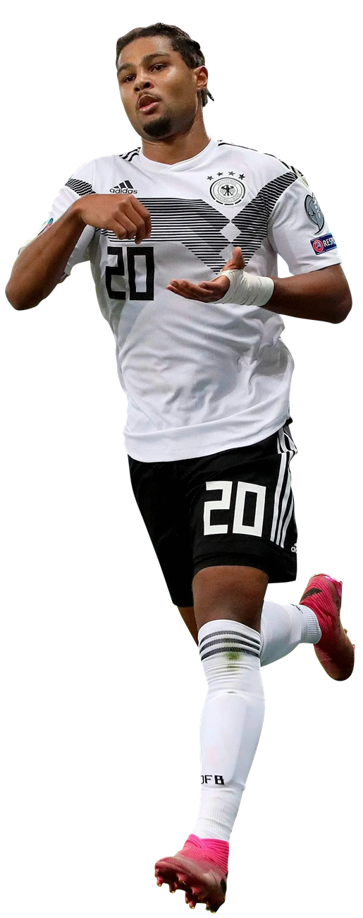 Serge Gnabry football render - 59201 - FootyRenders