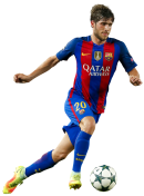 Sergi Roberto football render