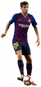 Sergi Roberto football render