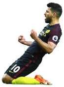 Sergio Aguero football render