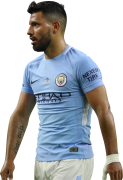 Sergio Aguero football render