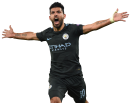 Sergio Aguero football render