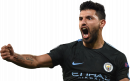 Sergio Aguero football render