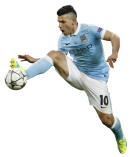 Sergio Aguero football render