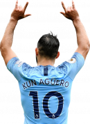 Sergio Aguero football render