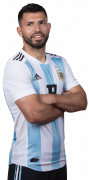 Sergio Aguero football render