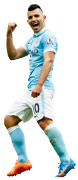 Sergio Aguero football render