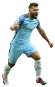 Sergio Aguero football render