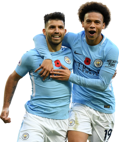 Sergio Aguero & Leroy Sane