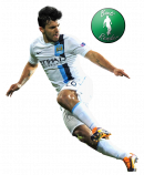 Sergio Aguero football render