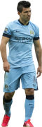 Sergio Aguero football render