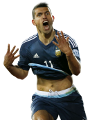 Sergio Aguero football render