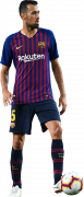 Sergio Busquets football render