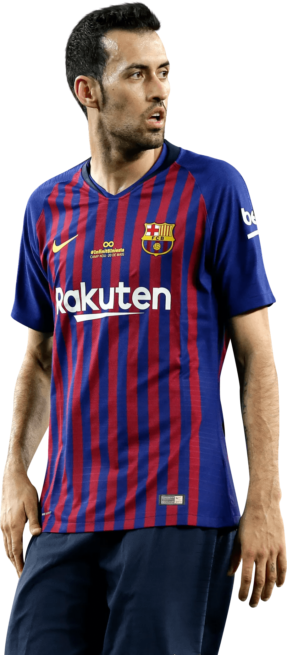 Sergio Busquets football render - 53033 - FootyRenders