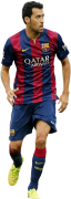 Sergio Busquets football render