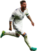 Sergio Ramos football render