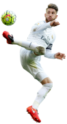 Sergio Ramos football render