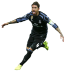 Sergio Ramos football render