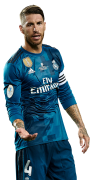 Sergio Ramos football render