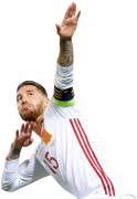 Sergio Ramos football render