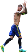 Sergio Ramos football render