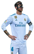 Sergio Ramos football render