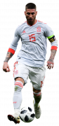 Sergio Ramos football render