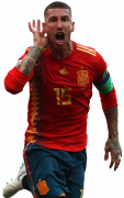 Sergio Ramos football render