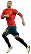 Sergio Ramos football render