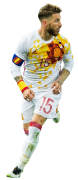 Sergio Ramos football render