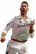 Sergio Ramos football render