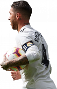 Sergio Ramos football render