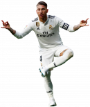 Sergio Ramos football render