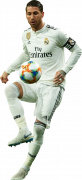 Sergio Ramos football render