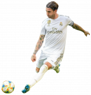 Sergio Ramos football render