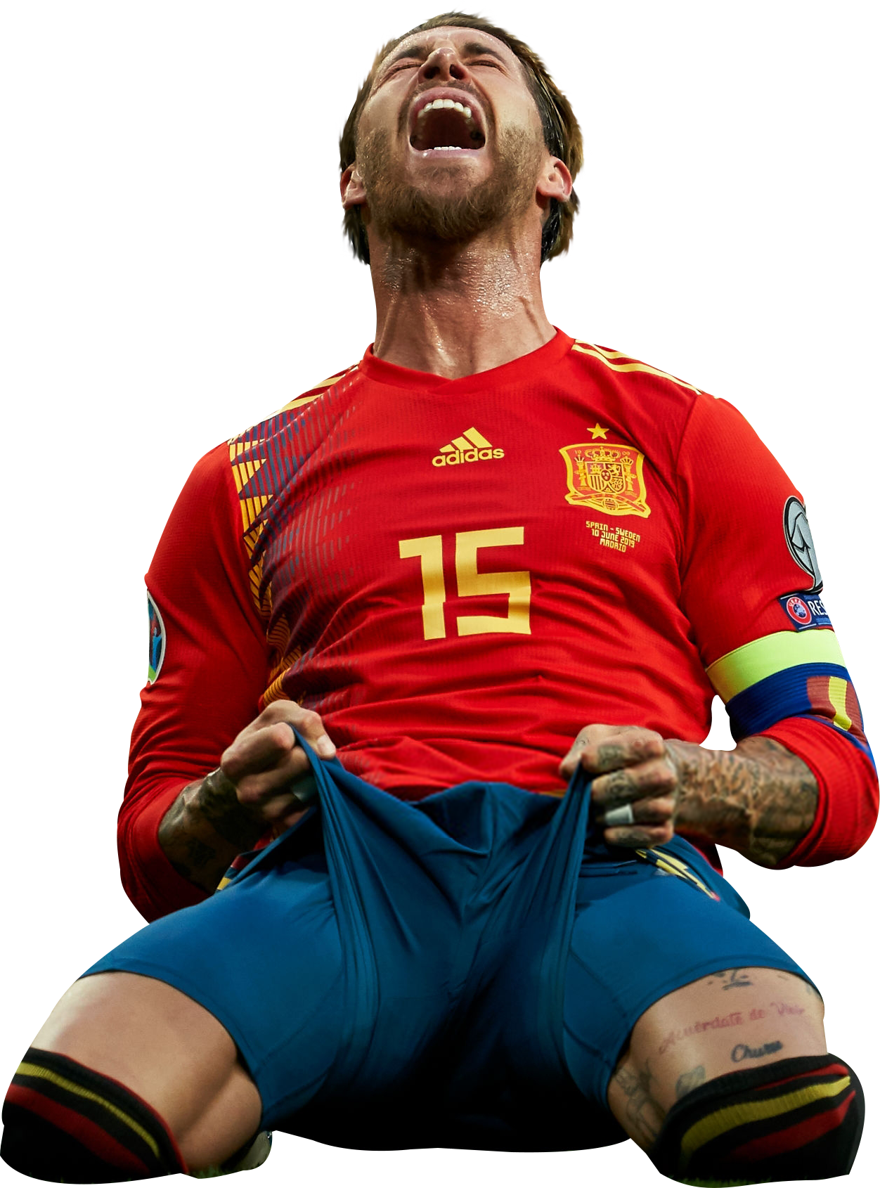 Sergio Ramos football render - 58819 - FootyRenders