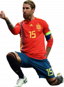 Sergio Ramos football render