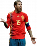 Sergio Ramos football render