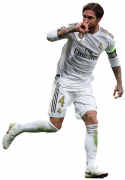 Sergio Ramos football render