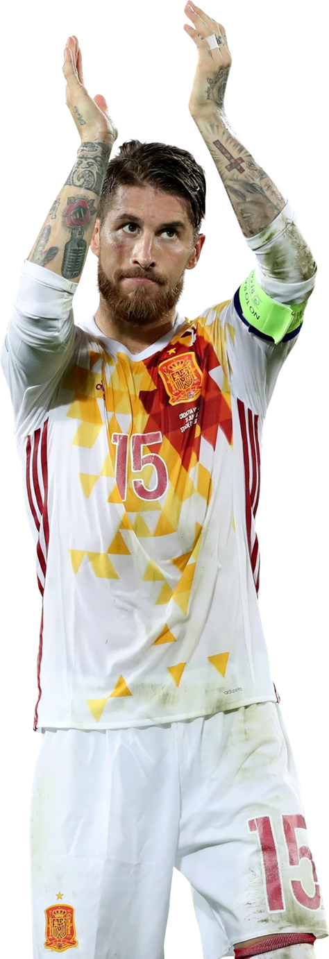 Sergio Ramos football render - 27281 - FootyRenders