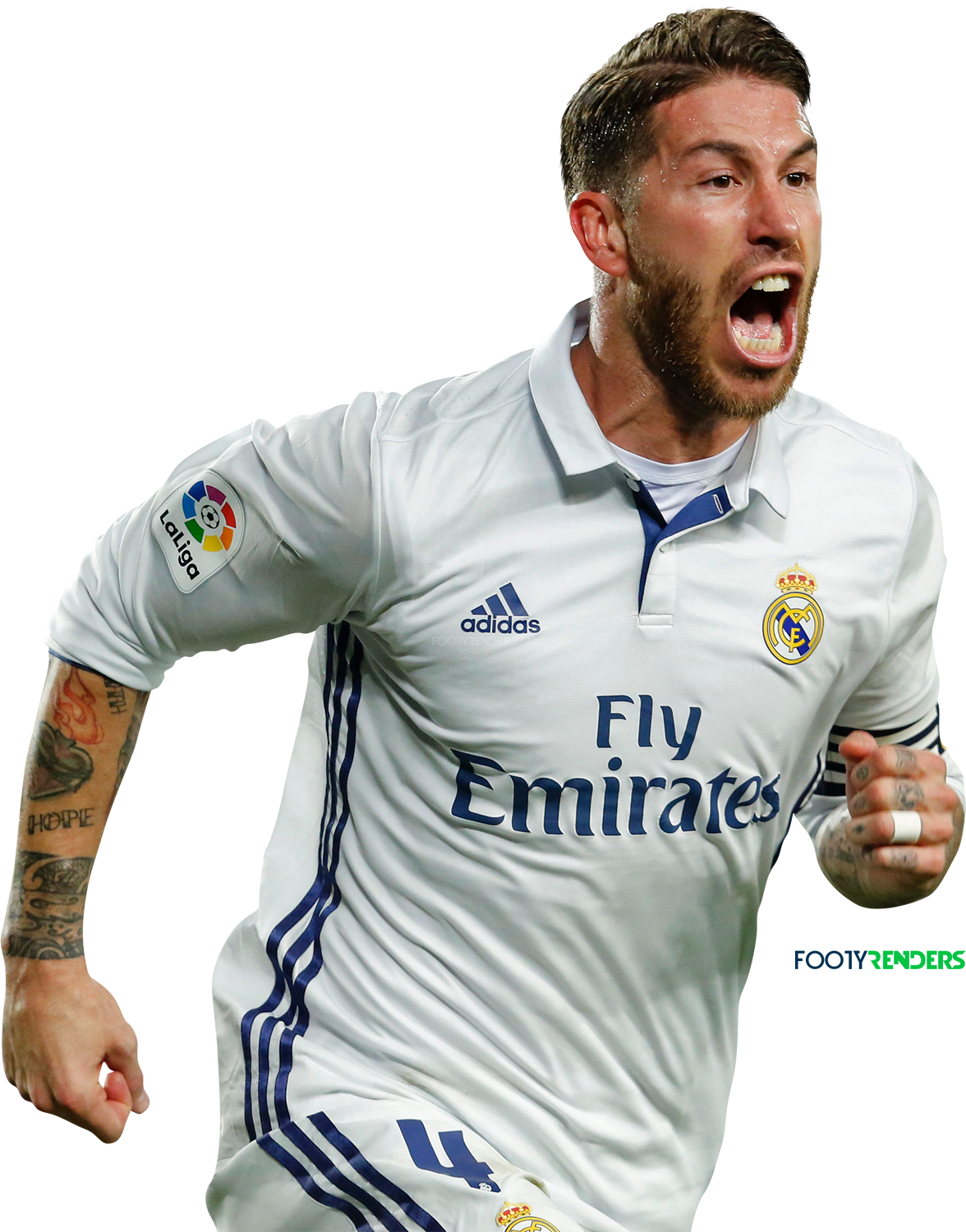 Sergio Ramos football render - 34691 - FootyRenders