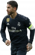 Sergio Ramos football render