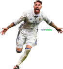 Sergio Ramos football render