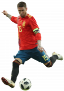 Sergio Ramos football render