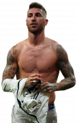 Sergio Ramos football render