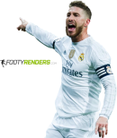 Sergio Ramos football render