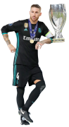 Sergio Ramos football render